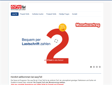 Tablet Screenshot of easytel.de